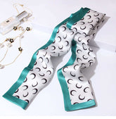 Chic Floral Silk Scarf - SILKSER