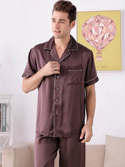 Men's Lounge - Cozy Silk Pajama Set