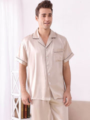 Men's Lounge - Cozy Silk Pajama Set