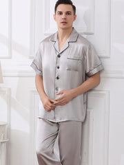 Men's Lounge - Cozy Silk Pajama Set