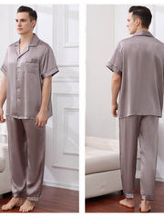Men's Lounge - Cozy Silk Pajama Set