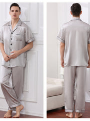 Men's Lounge - Cozy Silk Pajama Set