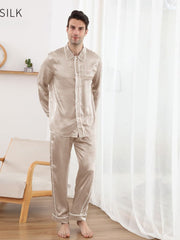Men's Silk Pajama Set Luxury 22 MM
