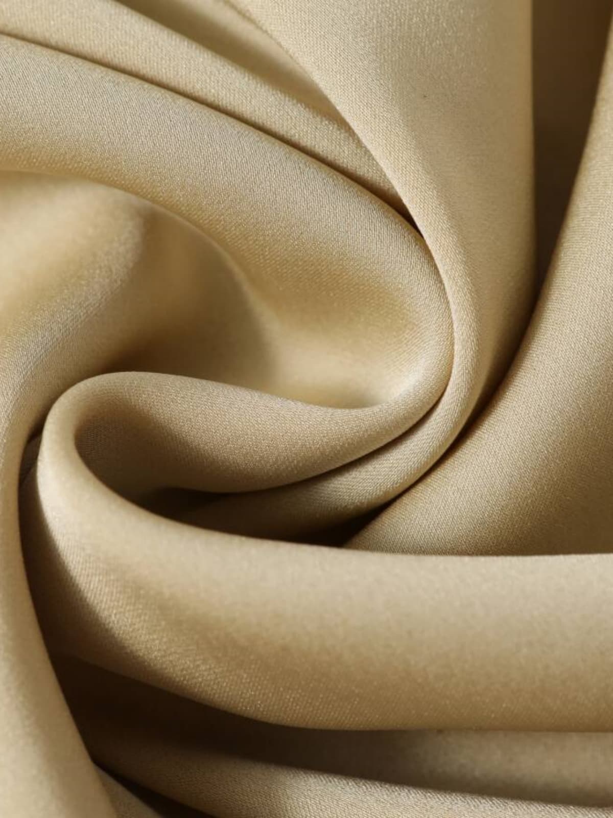 fabrci of Elegant Lace Beige Silk Dress