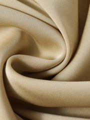 fabrci of Elegant Lace Beige Silk Dress