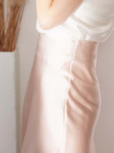 Profile of Versatile Minimalist Silk Skirt