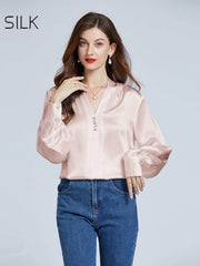Women's Casual Silk Blouse 19MM