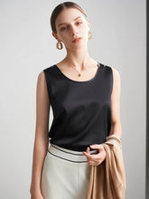 Summer Strap Silk Camisole For Women in black