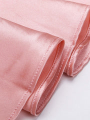 Hem of women's breathable silk lace spaghetti - strap nightgown