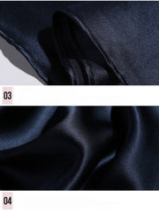 Details of Women's Chic Spaghetti - Strap Lace Silk Nightgown