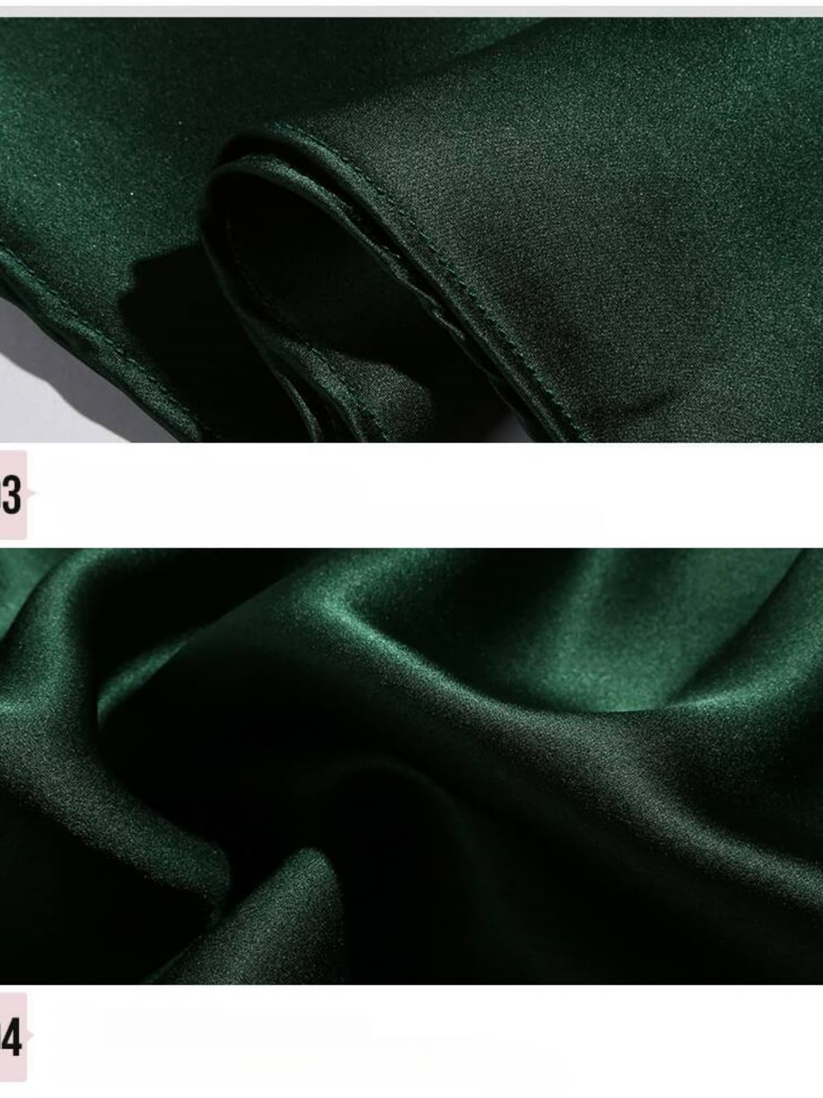 Details of Women's Soft Backless Spaghetti - Strap Silk Nightgown