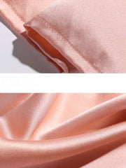 Fabric of Lace Womens Silk Pajama Set 3/4 Sleeve