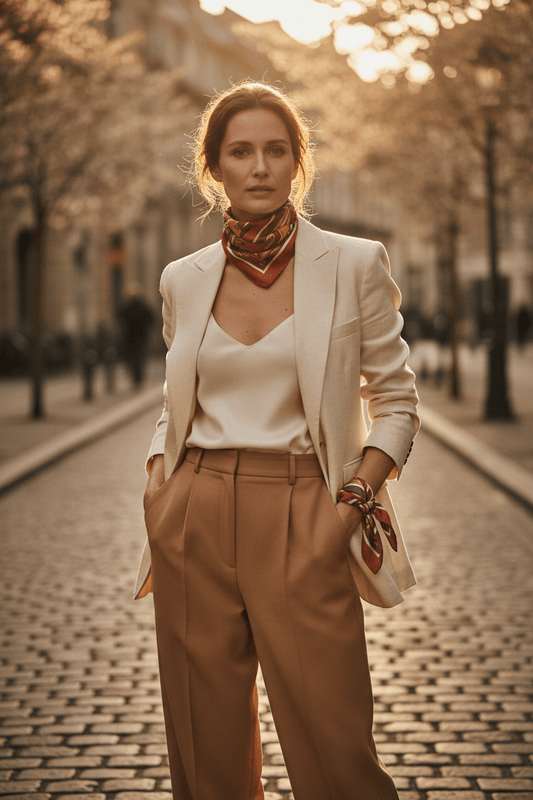  How to Style a Silk Scarf (10 Ways) 