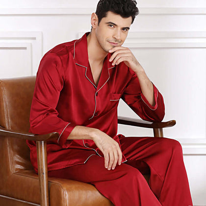 Silkser men silk pajamas