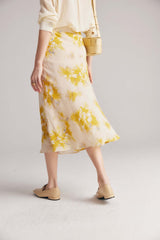 2024 Floral French Silk Skirt - SILKSER