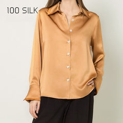 2024 New Button - Up Silk Blouse - SILKSER