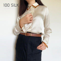 2024 New Button - Up Silk Blouse - SILKSER