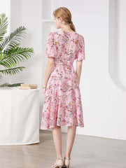 silk dress summer lady dress2 