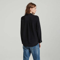 Button - Up Silk Shirt - SILKSER