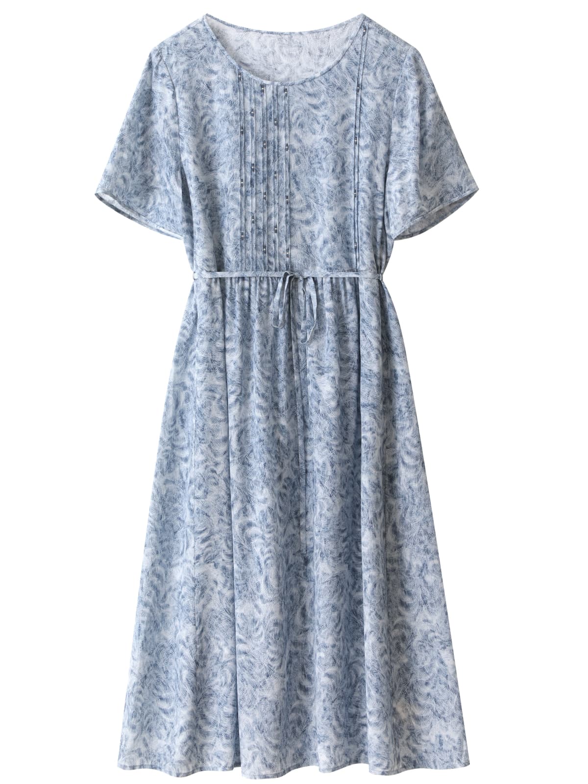 Refined Pleated Beaded Silk Dress