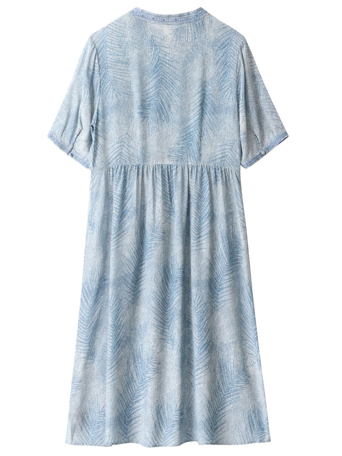 Elegant Floral Mulberry Silk Midi Dress