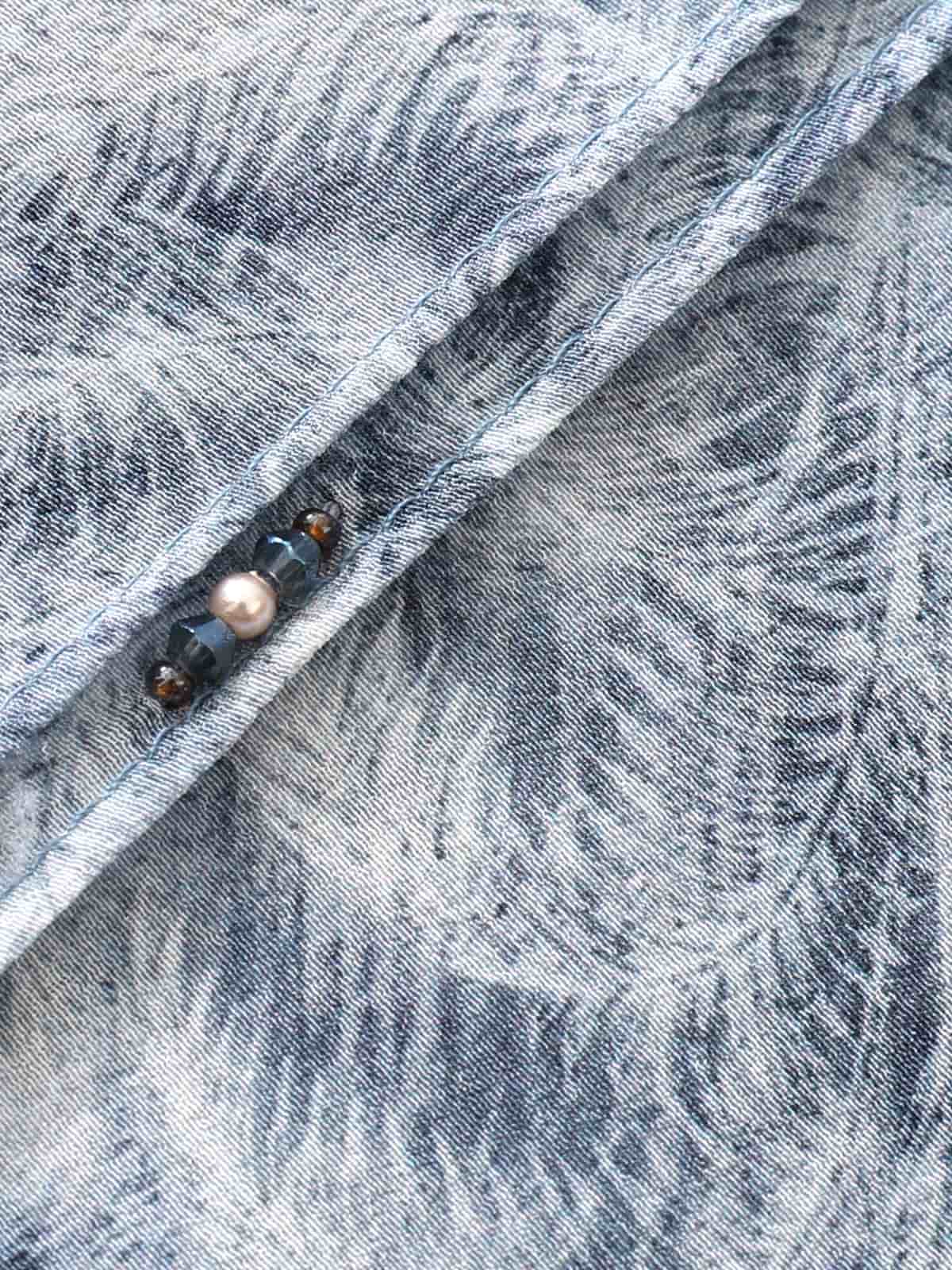 Refined Pleated Beaded Silk Dress