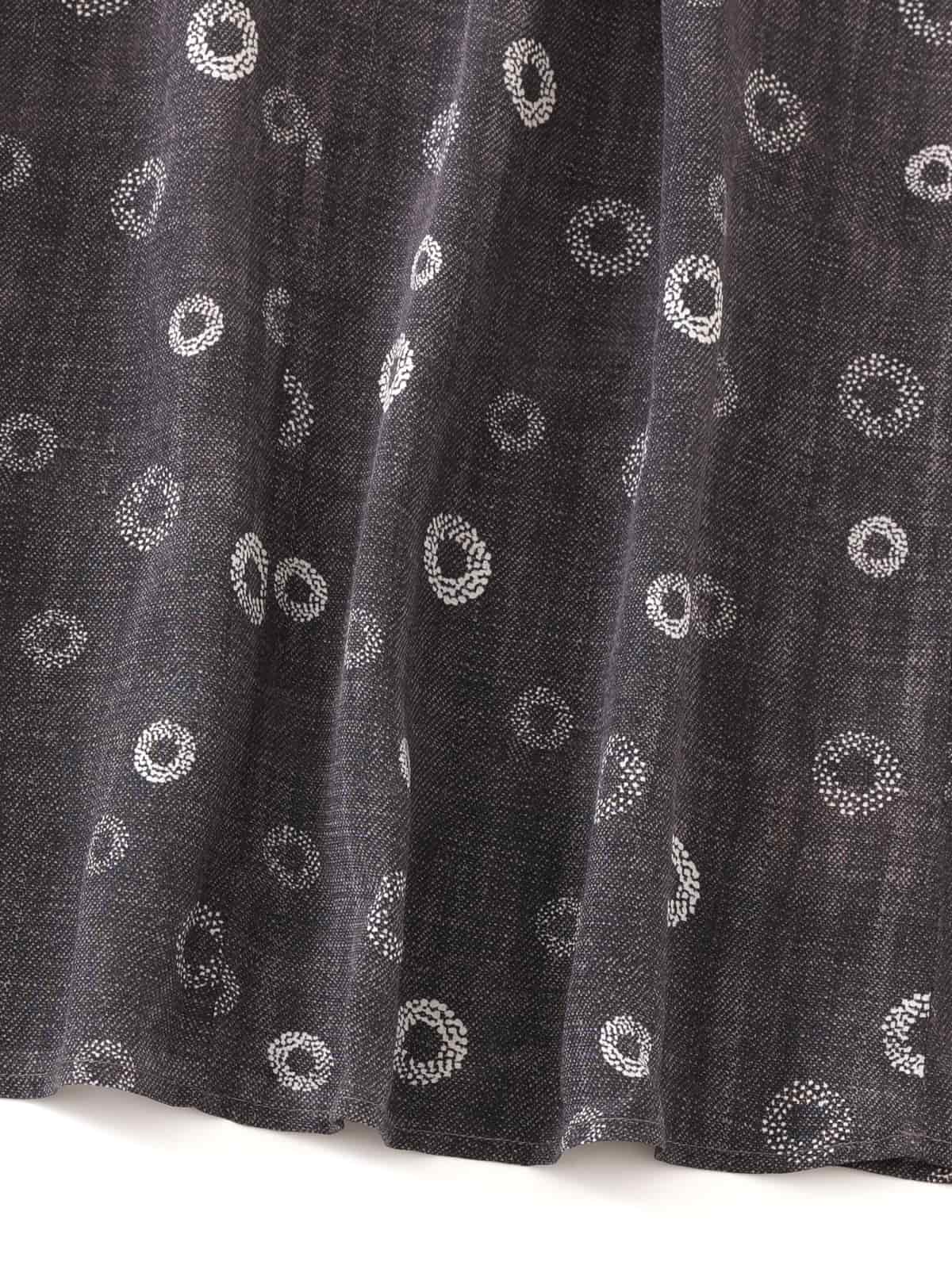 Vintage Polka Dot V-Neck Silk Dress