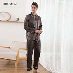 Luxury 22 MM Silk Men's Pajama Set - SILKSER