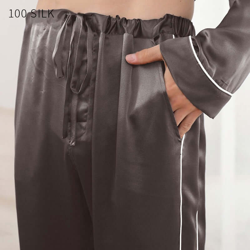 Luxury 22 MM Silk Men's Pajamas