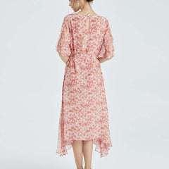 Pink Mulberry Silk Dress - SILKSER