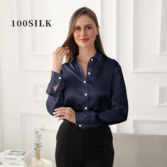 Pure Silk Blouse Officewear - SILKSER