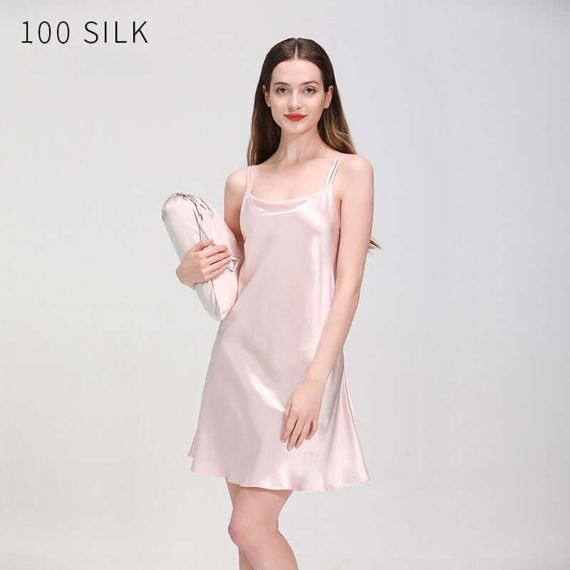 Silk Slip Nightgown for Women - SILKSER