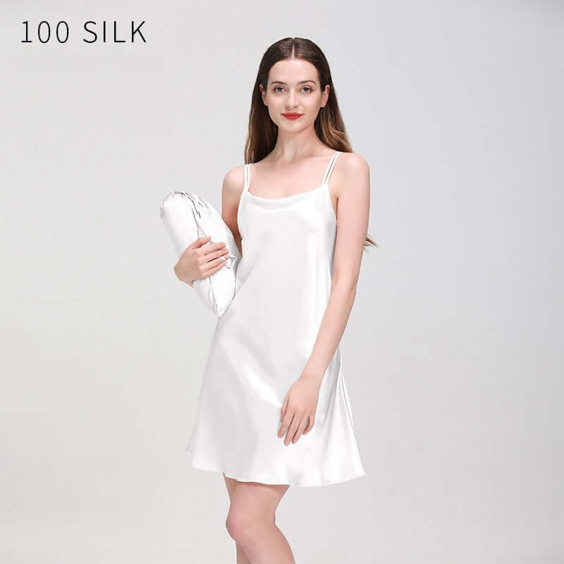 Silk Slip Nightgown for Women - SILKSER