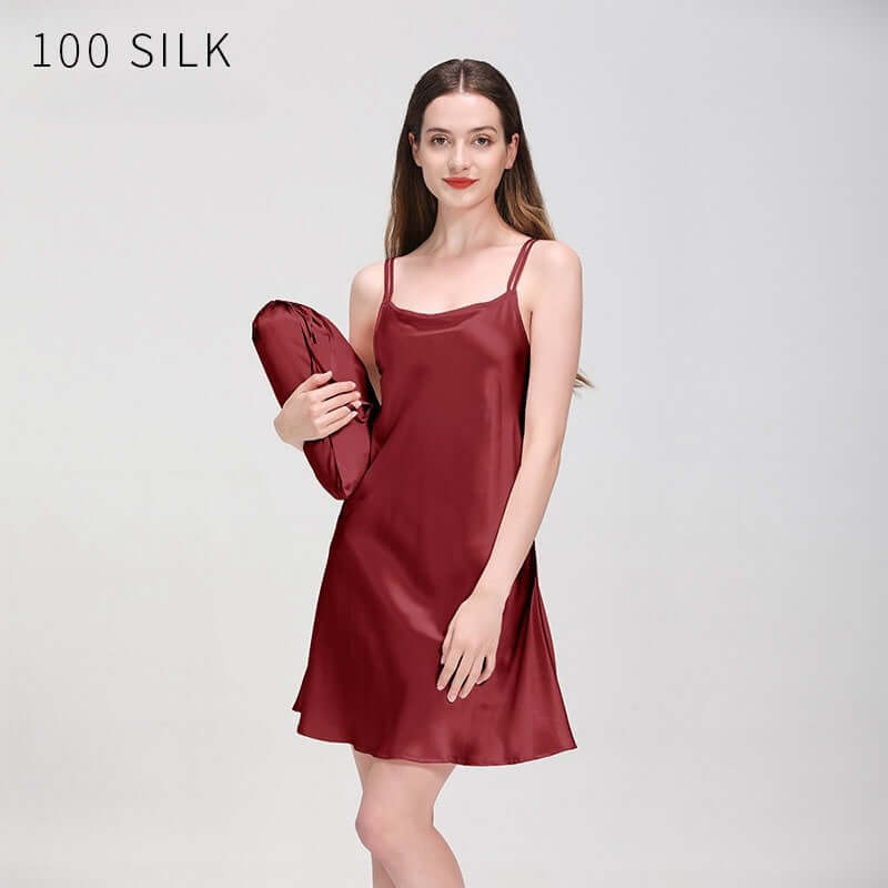 Silk Slip Nightgown for Women - SILKSER