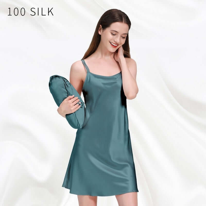 Silk Slip Nightgown for Women - SILKSER