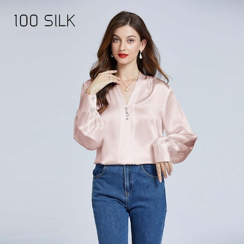 Women's Relaxed Silk Blouse