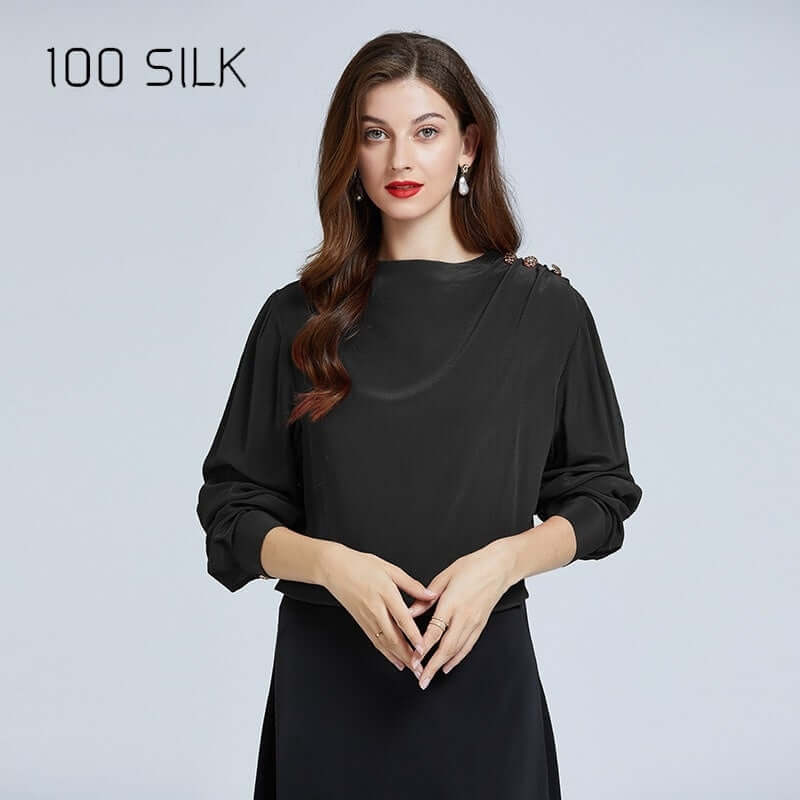 Women's Elegant Silk Blouse