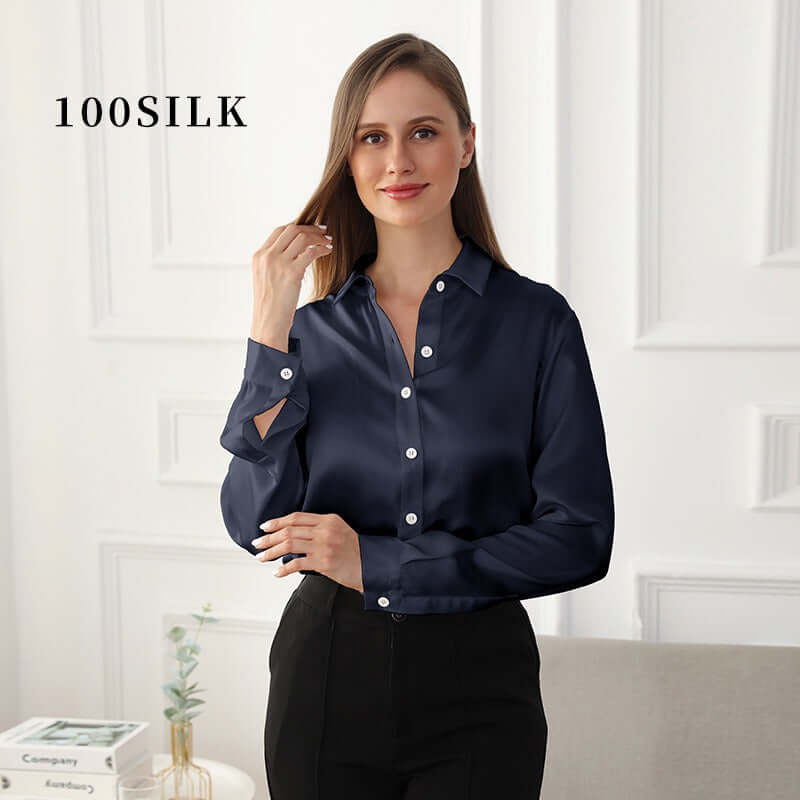 Pure Silk Blouse Officewear