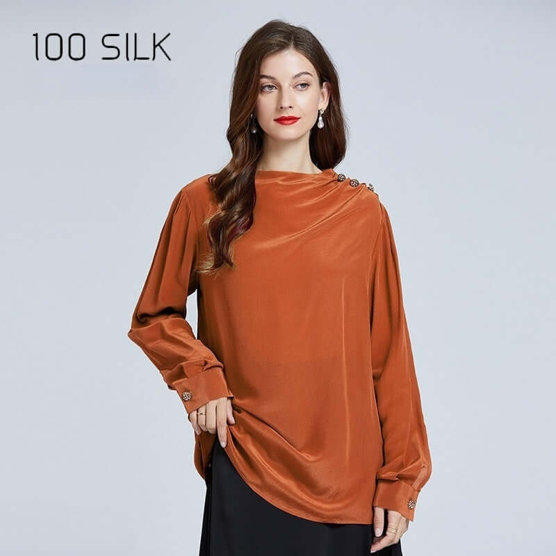 Women's Elegant Silk Blouse