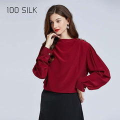 Women's Elegant Silk Blouse