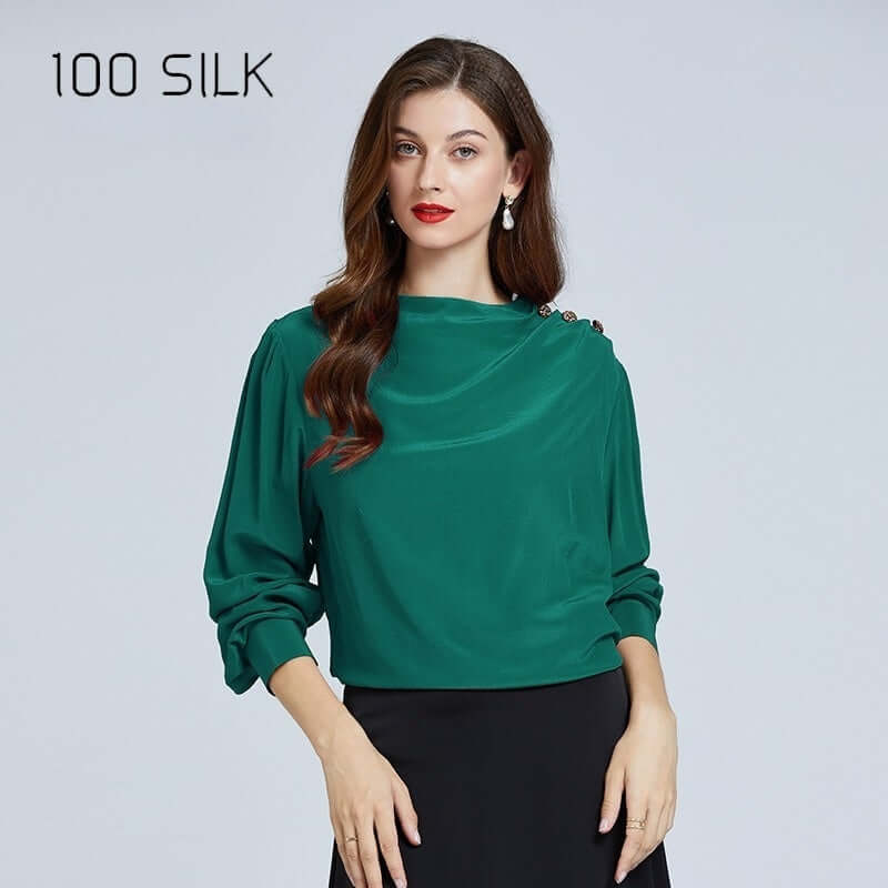 Women's Elegant Silk Blouse