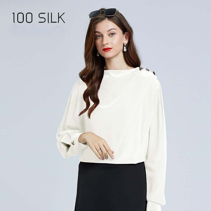 Women's Elegant Silk Blouse