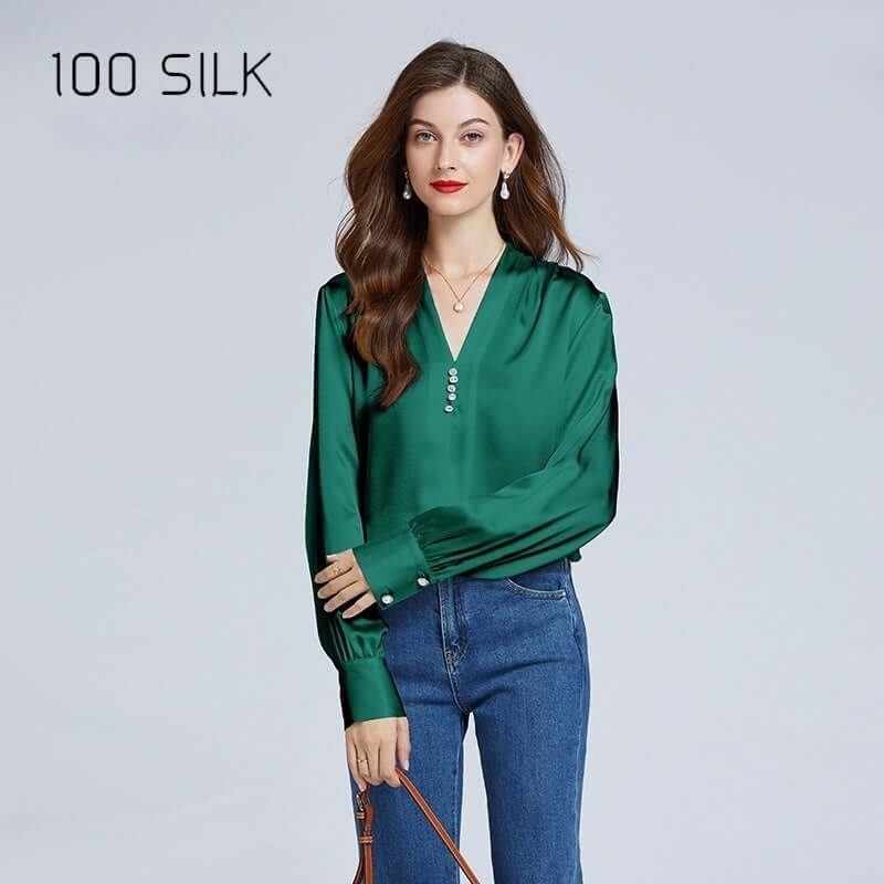 Women's Relaxed Silk Blouse