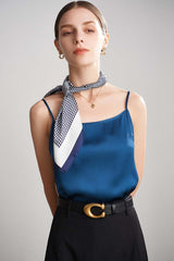 Silkser Strap Silk Top Vest Blouse/shirt