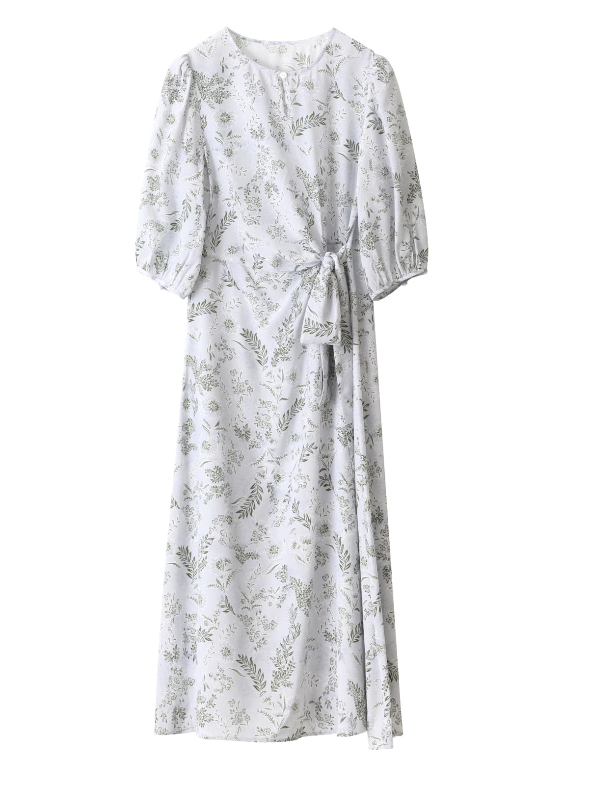 French Round Neck Mulberry Silk Dress