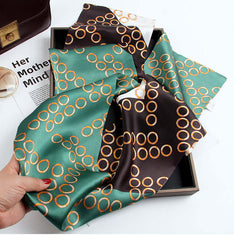 Silkser Versatile Double-sided Long Silk Scarf