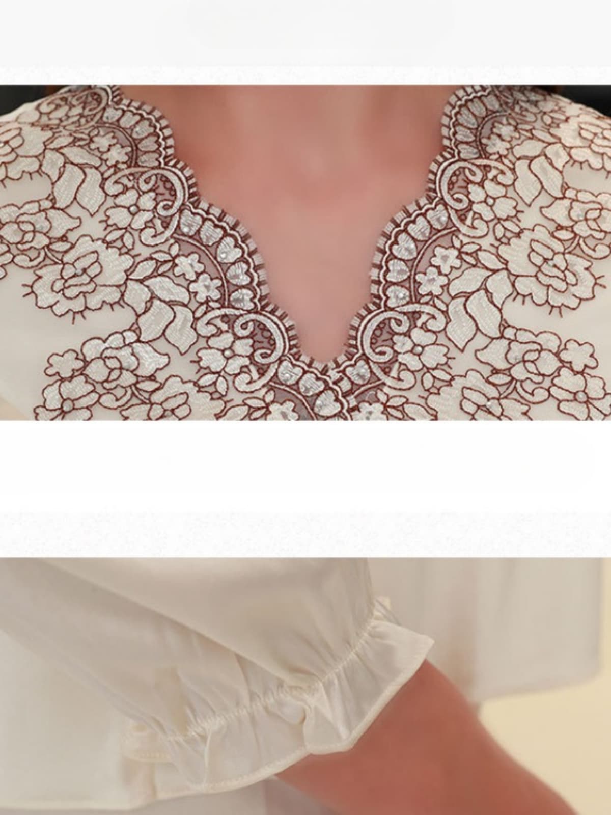 Women's Lace Silk Pajamas Set Luxurious Nightwear
