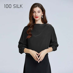 Women's Elegant Silk Blouse - SILKSER