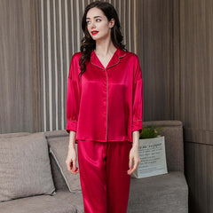 Pure Silk Women Pajama Set